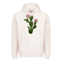 Pale Pink cactus 2 Premium Hoodie - JahusDesignShop
