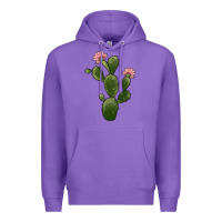 Purple cactus 2 Premium Hoodie - JahusDesignShop
