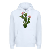 White cactus 2 Premium Hoodie - JahusDesignShop