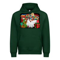 Forest Green Santa Claus Spanish Christmas Urban Hoodie - Jasminsmagicworld