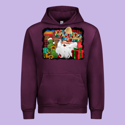 Santa Claus Spanish Christmas Urban Hoodie Designed By Jasminsmagicworld