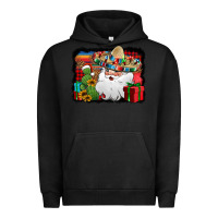 Pigment Black Santa Claus Spanish Christmas Urban Hoodie - Jasminsmagicworld