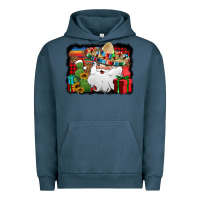 Pigment Midnight Navy Santa Claus Spanish Christmas Urban Hoodie - Jasminsmagicworld