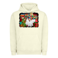 Pigment Pistachio Santa Claus Spanish Christmas Urban Hoodie - Jasminsmagicworld