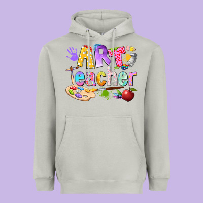 Art Teacher Heavyweight Hoodie Designed By Texasbilliewilder