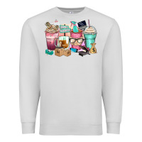 Dove Grey small business coffee cups Premium Sweatshirt - Zillion Design Studio