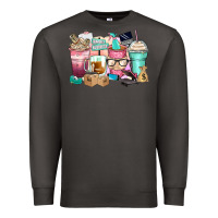 Smoke small business coffee cups Premium Sweatshirt - Zillion Design Studio