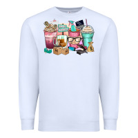 White small business coffee cups Premium Sweatshirt - Zillion Design Studio