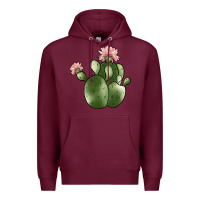 Burgundy cactus Premium Hoodie - JahusDesignShop