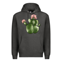 Charcoal Heather cactus Premium Hoodie - JahusDesignShop