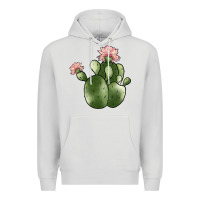 Dove Grey cactus Premium Hoodie - JahusDesignShop