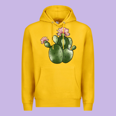 Cactus Premium Hoodie Designed By Jahusdesignshop