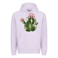 Lilac cactus Premium Hoodie - JahusDesignShop
