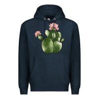 Navy cactus Premium Hoodie - JahusDesignShop