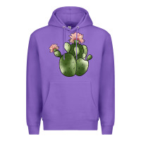 Purple cactus Premium Hoodie - JahusDesignShop