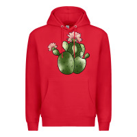 Red cactus Premium Hoodie - JahusDesignShop