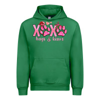 Emerald xoxo hugs and kisses paws Urban Hoodie - NancyCooperArtShop