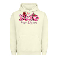 Pigment Pistachio xoxo hugs and kisses paws Urban Hoodie - NancyCooperArtShop
