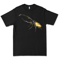 Black Hercules Beetle Side Premium Tee - LillyAllenDesigns