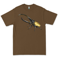 Cacao Hercules Beetle Side Premium Tee - LillyAllenDesigns