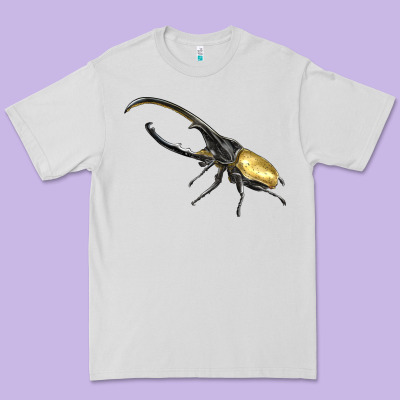 Hercules Beetle Side Premium Tee Designed By Lillyallendesigns