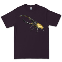 Plum Hercules Beetle Side Premium Tee - LillyAllenDesigns