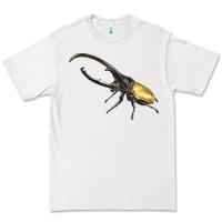 White Hercules Beetle Side Premium Tee - LillyAllenDesigns