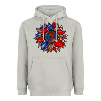 Moon Dust American flag leopard sunflower Heavyweight Hoodie - Zillion Design Studio