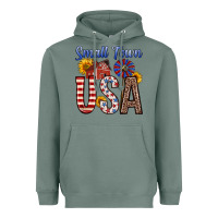 Sage small town usa Heavyweight Hoodie - Zillion Design Studio