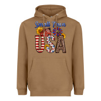 Toasted Coconut small town usa Heavyweight Hoodie - Zillion Design Studio