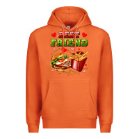 Carrot best friend hamburger potatoes Premium Hoodie - AdoDesignShop