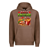Chestnut best friend hamburger potatoes Premium Hoodie - AdoDesignShop