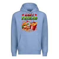 Best Friend Hamburger Potatoes Premium Hoodie | Teevron