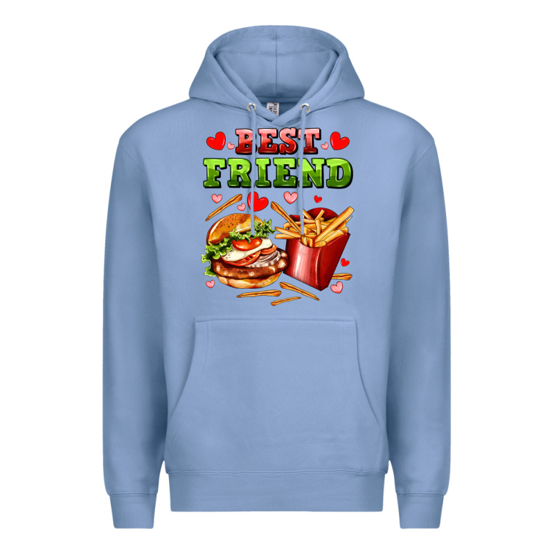 Best Friend Hamburger Potatoes Premium Hoodie by AdoDesignShop | Teevron