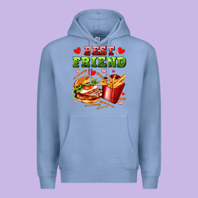 Best Friend Hamburger Potatoes Premium Hoodie Designed By Adodesignshop