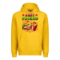 Lemon best friend hamburger potatoes Premium Hoodie - AdoDesignShop