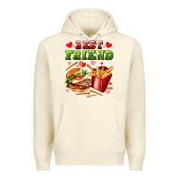 Sandshell best friend hamburger potatoes Premium Hoodie - AdoDesignShop