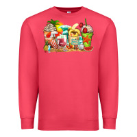 Cardinal summer vibes coffee cups Premium Sweatshirt - Zillion Design Studio