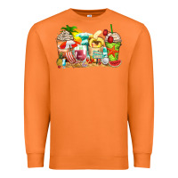 Carrot summer vibes coffee cups Premium Sweatshirt - Zillion Design Studio
