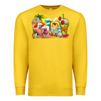 Lemon summer vibes coffee cups Premium Sweatshirt - Zillion Design Studio