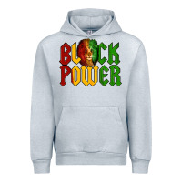 Heather Grey Juneteenth Lion King Black Power Urban Hoodie - LillyAllenDesigns