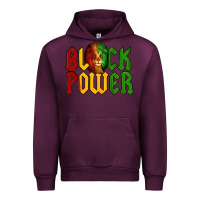 Mauve Wine Juneteenth Lion King Black Power Urban Hoodie - LillyAllenDesigns