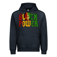Navy Juneteenth Lion King Black Power Urban Hoodie - LillyAllenDesigns