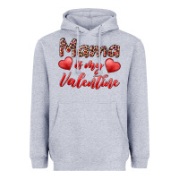 Heather Grey mama is my valentine Heavyweight Hoodie - RanaPortraitStore