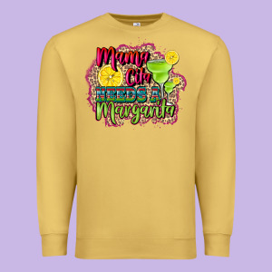 Mama Cita Needs A Margarita Premium Sweatshirt Designed By Cts Tumbler Store