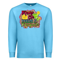 Ocean Blue mama cita needs a margarita Premium Sweatshirt - CTS Tumbler Store