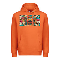 Carrot bus driver school bus cowhide license plate Premium Hoodie - Artiststas