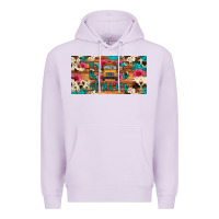 Lilac bus driver school bus cowhide license plate Premium Hoodie - Artiststas