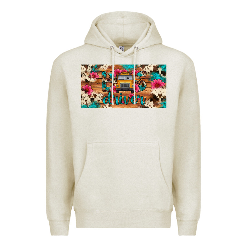 Bus Driver School Bus Cowhide License Plate Premium Hoodie by Artiststas | Teevron