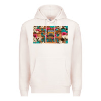 Pale Pink bus driver school bus cowhide license plate Premium Hoodie - Artiststas